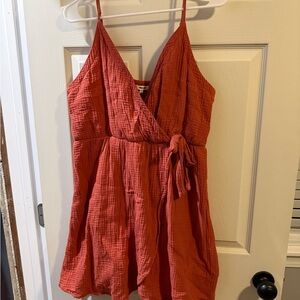 Maurices Terracotta Sleeveless Dress